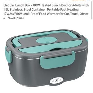 Electric Heated Lunch Box - 1.5L Stainless Steel Food Warmer